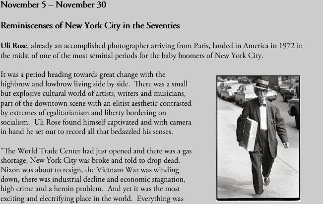 November 5 – November 30